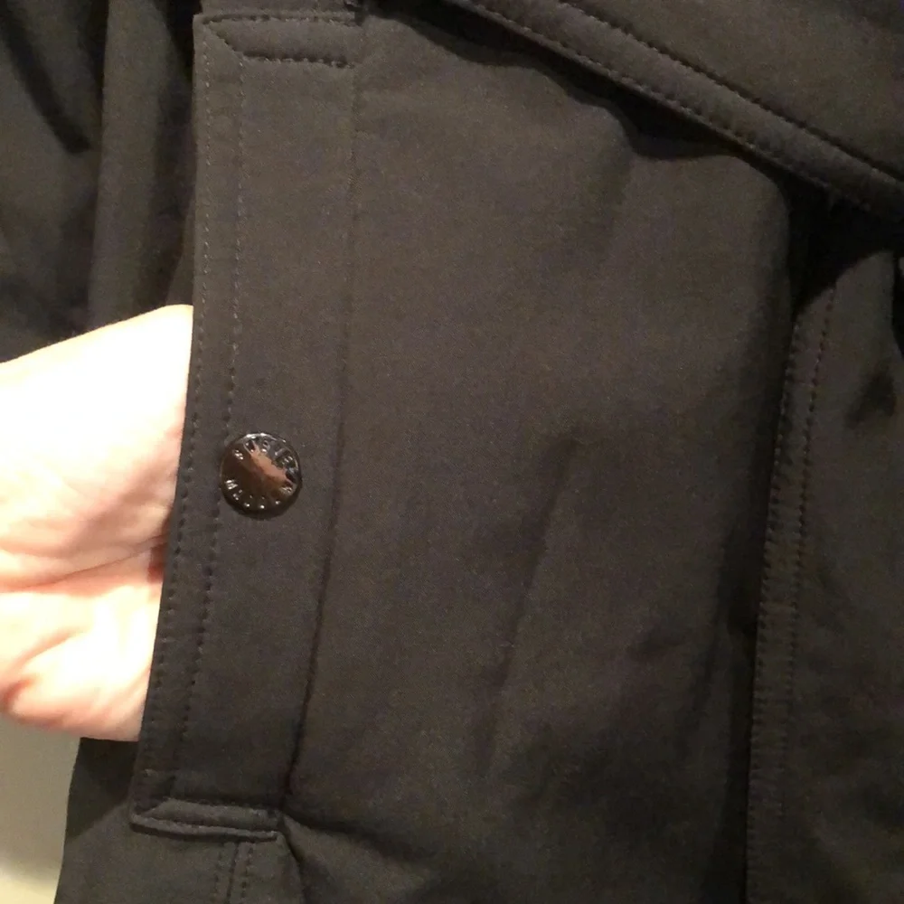 Steve Madden All Weather 3/4 length hooded jacket. Size S - Picture 4 of 7